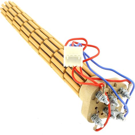 Résistance 2400W pour chauffe-eau électrique – Longueur 47 cm – Tension 230V – Compatible avec modèles Thermor et Atlantic