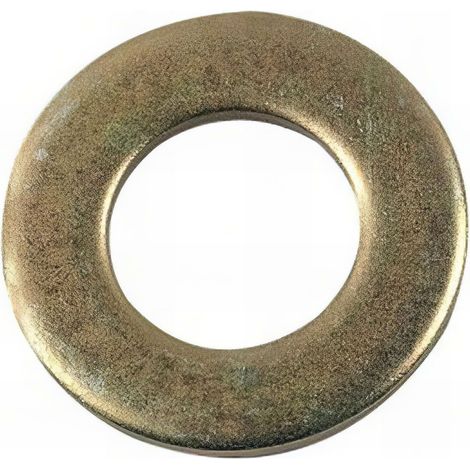 Rondelle plate étroite M8 mm Z Zinguée bichromatée - Boite de 500 pcs - Fixtout 41000803B