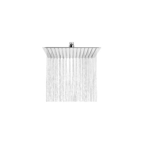 ZVD Carré,Pommeau de Douche Anti-Calcaire, Tête de Douche Pluie Economiseur d'Eau avec Buse en Acier Inoxydable 12 pouces/30cm finition Chrome Poli (Miroir) - Crezuo (1/4)