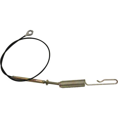 The 06900303 auger cable is compatible with Ariens snow drills one end has an eyelet and the other end has a spring. (1/2)