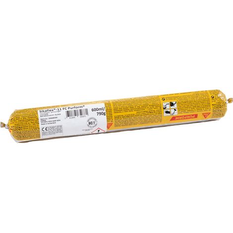 Sikaflex 11 FC Purform Sellador poliuretano multisoportes / Negro / 300 ml Salchichón/Unipac / Pack 6 un (1/3)