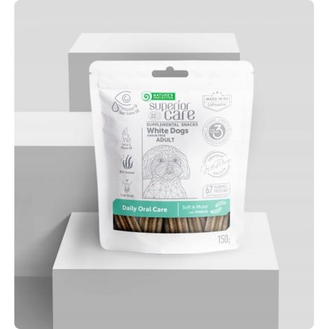 Friandises Nature's Protection pour chiens INSECTE DENTAIRE 150 g (1/5)