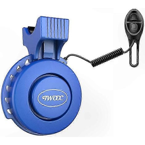 Klaxon puissant de 100 dB pour vélo électrique avec plusieurs options sonores, sonnette de guidon étanche et rechargeable pour vélos (1/5)