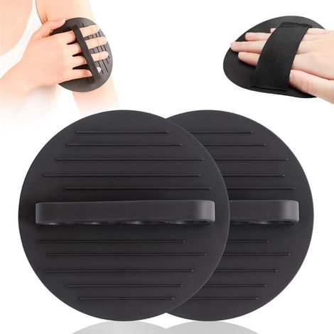 Lot de 2 gants de douche en caoutchouc souple, gant de bain exfoliant doux amélioré 2026, accessoire de douche et de bain nettoyant en profondeur, pour masser et éliminer les cellules mortes, pour tou (1/5)