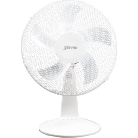 Ventilatore da Tavolo 30 cm 5 Pale 45W – 3 Velocità, Oscillante, Compatto e Silenzioso
