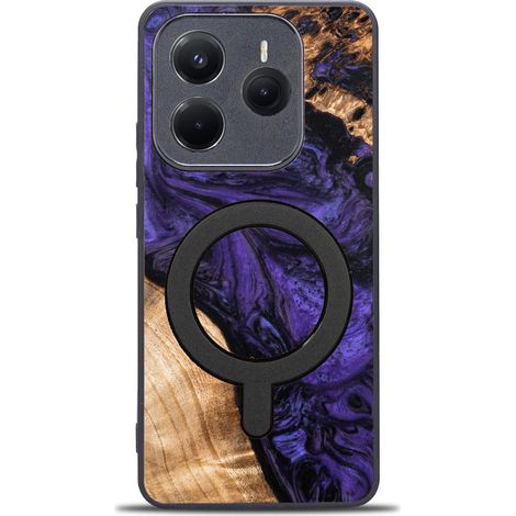 Custodia Bewood Unique per Xiaomi Redmi Note 14 5G - Viola con MagSafe (1/3)