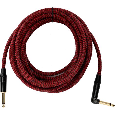 Câble Guitare 6M JORINDO Jack 6.35mm pour Amplificateur, Connecteur Doré avec Blindage Anti-Bruit JD6217 (1/5)