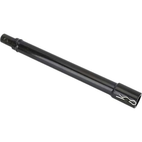 Rallonge de tarière à essence de 30 cm, en acier, peinte en noir, connexion enfichable avec boulon de sécurité (1/4)