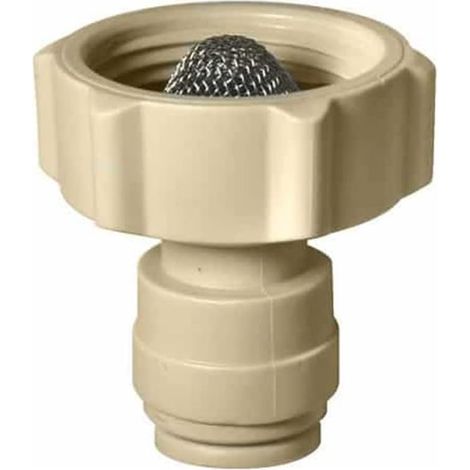 Wasserhahnanschluss für Niederdruck-Sprühsystem – Schraubanschluss mit Edelstahlfilter (1/5)