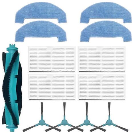 Brosse principale, brosse latérale, filtre HEPA et chiffon de nettoyage pour aspirateur Cecotec Conga 7690 Immortal Max - Pièces détachées (1/5)