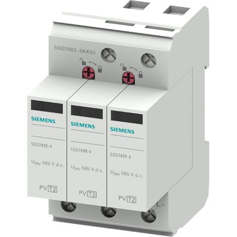 Überspannungsschutz Siemens 5sd7483-0kk02 1000V DC 40kA Leistung