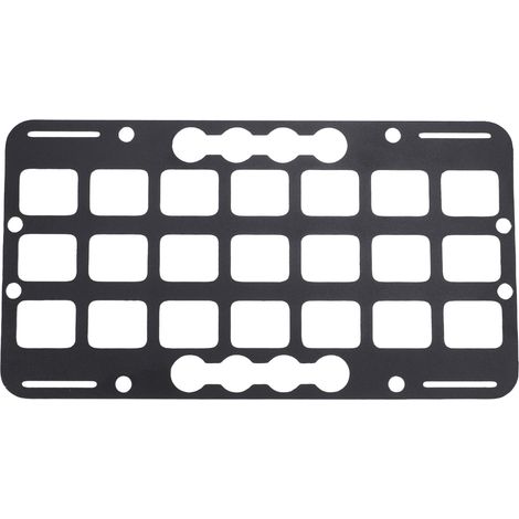 Panneau de lit de camion en aluminium, utilisation avec Rails en L, étagère de coffre, porte-bagages, porte-bagages pour berlines, suv, camionnettes. (1/5)
