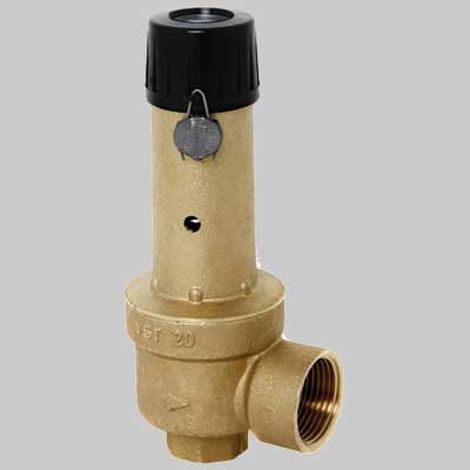 VALVOLA DI SICUREZZA QUALIFICATA E TARATA INAIL (EX ISPESL) - 1/2x3/4 6 Bar