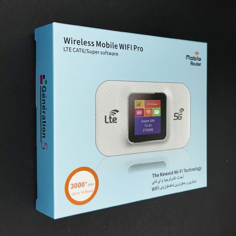 MF680 4G WLAN-Router mit USB-C-Anschluss, Farbdisplay, 3000 Mbit/s und austauschbarer SIM-Karte