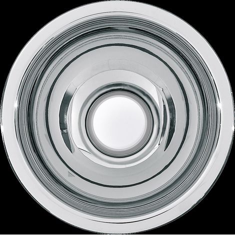KWC Rundbecken, RONDO, Edelstahl, 233x107 mm, ohne Überlauf, Seidenmatt (1/2)