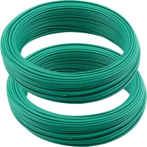 Lot De 2 Rouleaux De Fil Tendeur De 2 mm X 50 m, 100 m Fil De Liaison Vert (1/5)