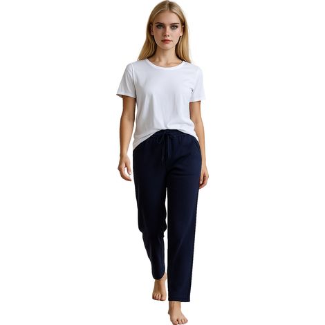 Bequeme Damen-Jogginghose für den Alltag, blau (1/5)
