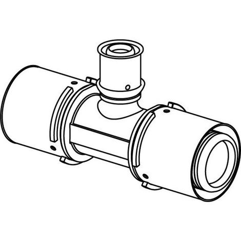 Uponor S-Press T-Stück reduziert PPSU, 40x20x40mm, 1039962 (1/2)