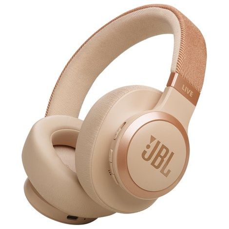 Jbl Live 770NC Auricolare Wireless A Padiglione Musica e Chiamate Bluetooth Sabbia