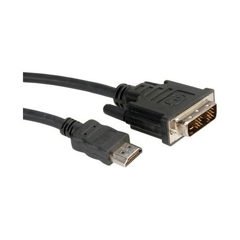 Cavo Roline DVI (18+1) maschio a HDMI maschio, 2 m, WZ0026, 11/04/5522