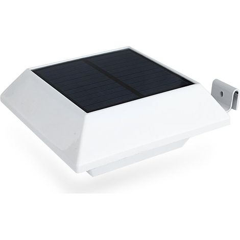Lampes solaires d'extérieur pour gouttière (1 paquet), 6 LED, étanches, sans fil, durables, pour jardin, terrasse, allée (1/5)