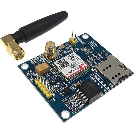 Module GSM GPRS SIM800C, Carte de développement pour module GSM/GPRS SIM800C avec antenne SMA pour module expérimental (1/5)