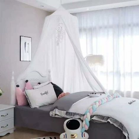 Moustiquaire de lit - - Lit double - Ciel de lit bébé - Facile à installer - Adapté pour lit bébé (1/4)