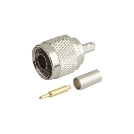 Conector N Macho Para Cable RG58 CRIMPAR