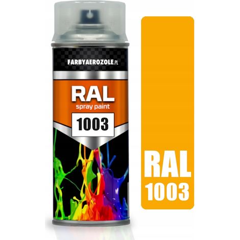 Pintura acrílica en aerosol RAL 1003 amarillo señal (1/2)