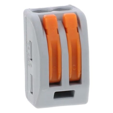 Conector rápido 2x 0,75-2,5 mm2 con palancas de liberación ZL2