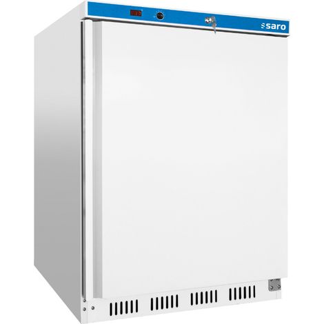 Congélateur coffre professionnel 129L -10°C acier émaillé porte verrouillable 3 compartiments - Saro