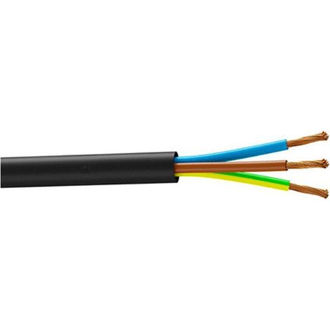 Rotolo 100mt tubo nero 3x1,5mm 1kv