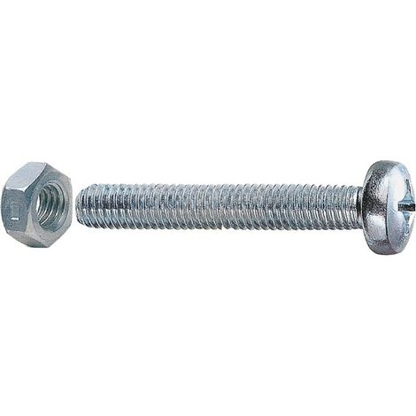 SC VITE P/FERRO TC 5X 40MM ZINC C/DADO 20 PZ