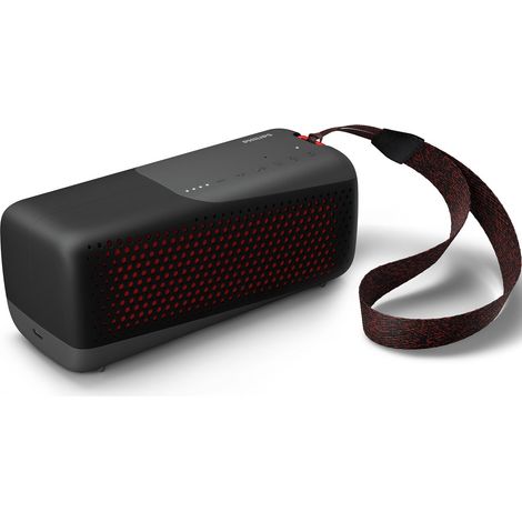 Philips TAS4807B Wireless speaker sport, Altoparlante portatile, Bluetooth Multipoint, IP67, Fino a 12 ore, (Nero) (1/5)