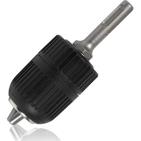 Mandrin de perceuse sans clé avec adaptateur SDS 1/2'' Outil de conversion de mandrin sans clé détachable robuste pour SDS, GSB et GSR, perceuse à main électrique (1/5)