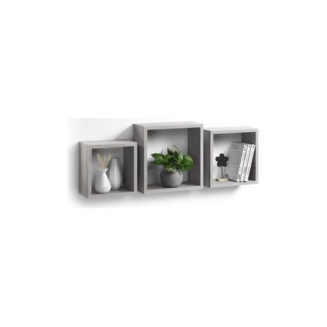 Cubes à suspendre pour étagères, lot de 3 pièces (1/3)
