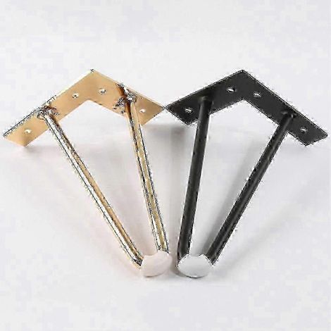 Pieds de table en métal de 10 à 40 cm, pieds de table en épingle à cheveux, pieds de meuble (1 pièce) (1/5)