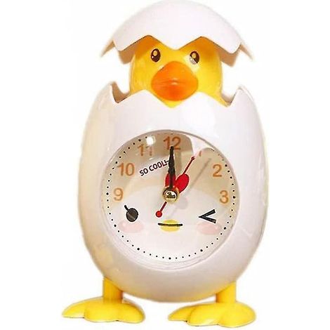 Réveil de bureau en forme de coquille d'œuf de poulet, cadeau pour enfants, décoration intérieure (1/5)