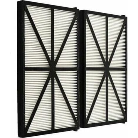 Lot de 2 Panneaux Filtres pour Robot Tiger Shark - RCX70101PAK2 - Noir