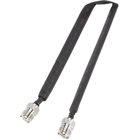 Câble coaxial RF plat traversant porte/fenêtre SO239 UHF femelle vers UHF femelle 50 ohms Pigtai (1/5)