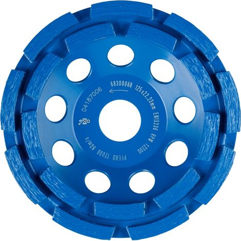 PFERD Diamant-Teller DCW 2R PSF 125x6x22,23 mm zum egalisieren von Beton und Estrich (1/3)