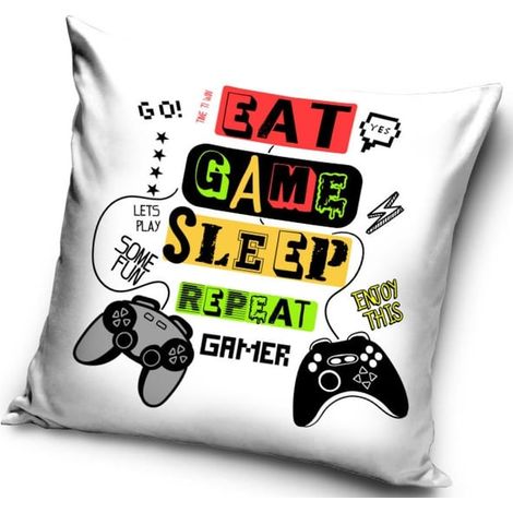 Housse de couette Gamer 40x40 cm - Parfaite pour les gamers