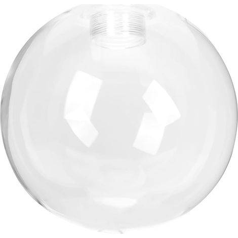 Abat-Jour Globe Verre Transparent 15cm - Remplacement Facile - Lumière Ambiante - Pour Lampe De Table Et Suspension (1/5)