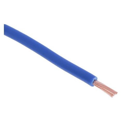 Hook Up Wire RS PRO, 1,5 mm², Bleu, 16 AWG, 100m ( Prix pour Bobine de 100 Mètres )