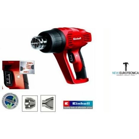 Pistola termica ad aria calda con accessori einhell phon phono sverniciatore2000