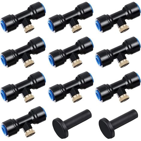Système D'irrigation Système de Brumisateur Extérieur,Avec 10 Buses pour Jardin Terrasse Patio Bricolage, 10pcs,Buse de Pulvérisation en Laiton pour Jardin (1/5)
