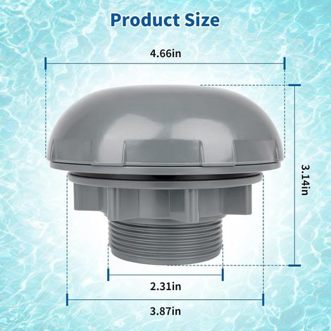 Lot de 3 tamis filtrants P6H1317 – Compatibles BESTWAY, Coleman, INTEX – Accessoire filtre piscine