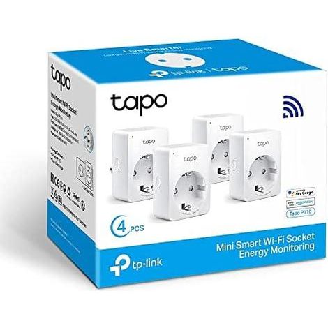 TP-Link Tapo P110 enchufe inteligente Wi-Fi blanco compacto