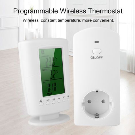 Thermostat Connecté Intelligent Prise Programmable Sans Fil (EU 110-240V)