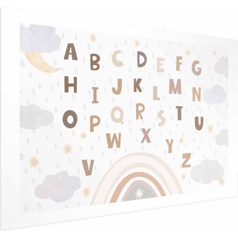 Poster - Lettere dai colori tenui (1/4)